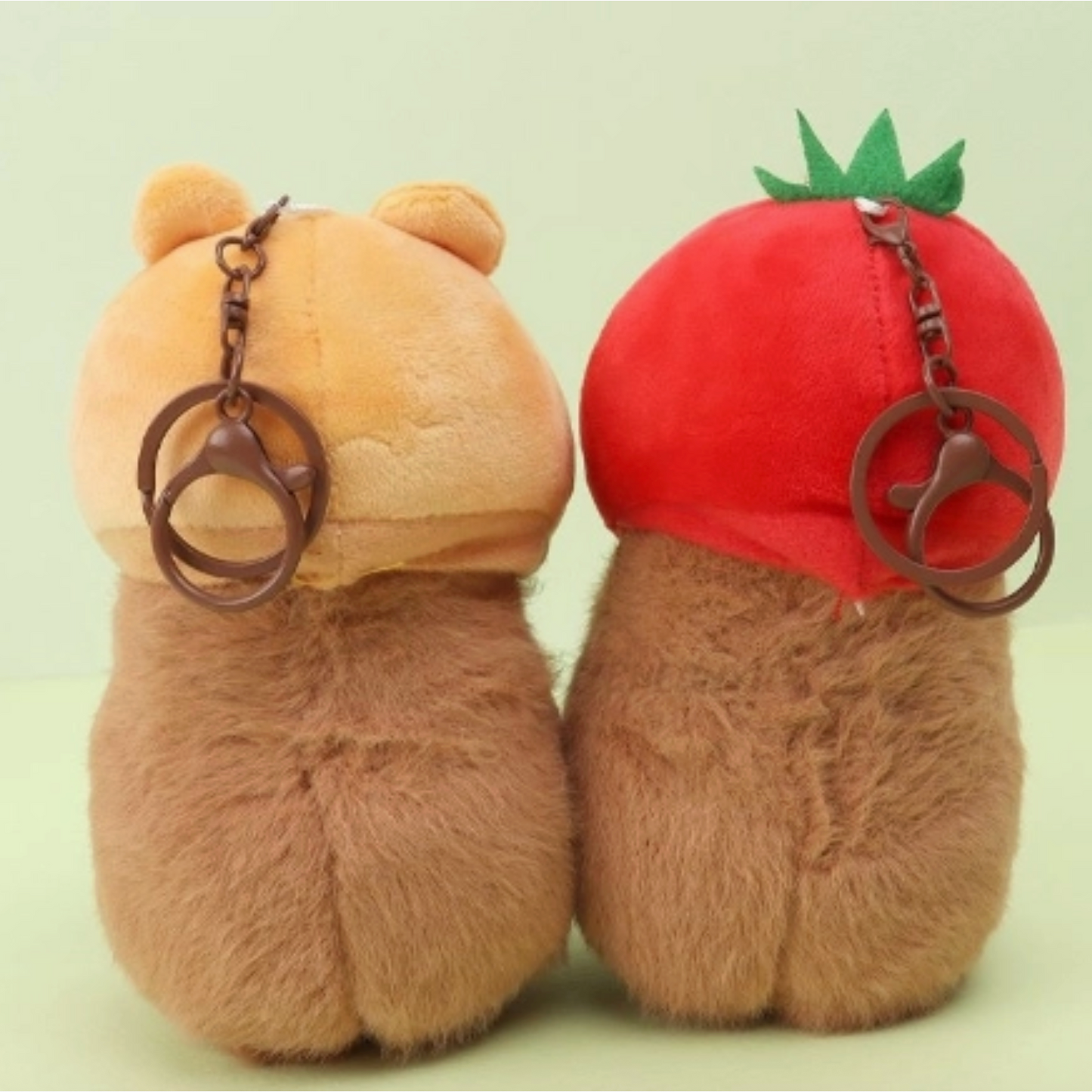 CAPYBARA PLUSH KEYCHAIN - BIG NECK HOOD SERIES