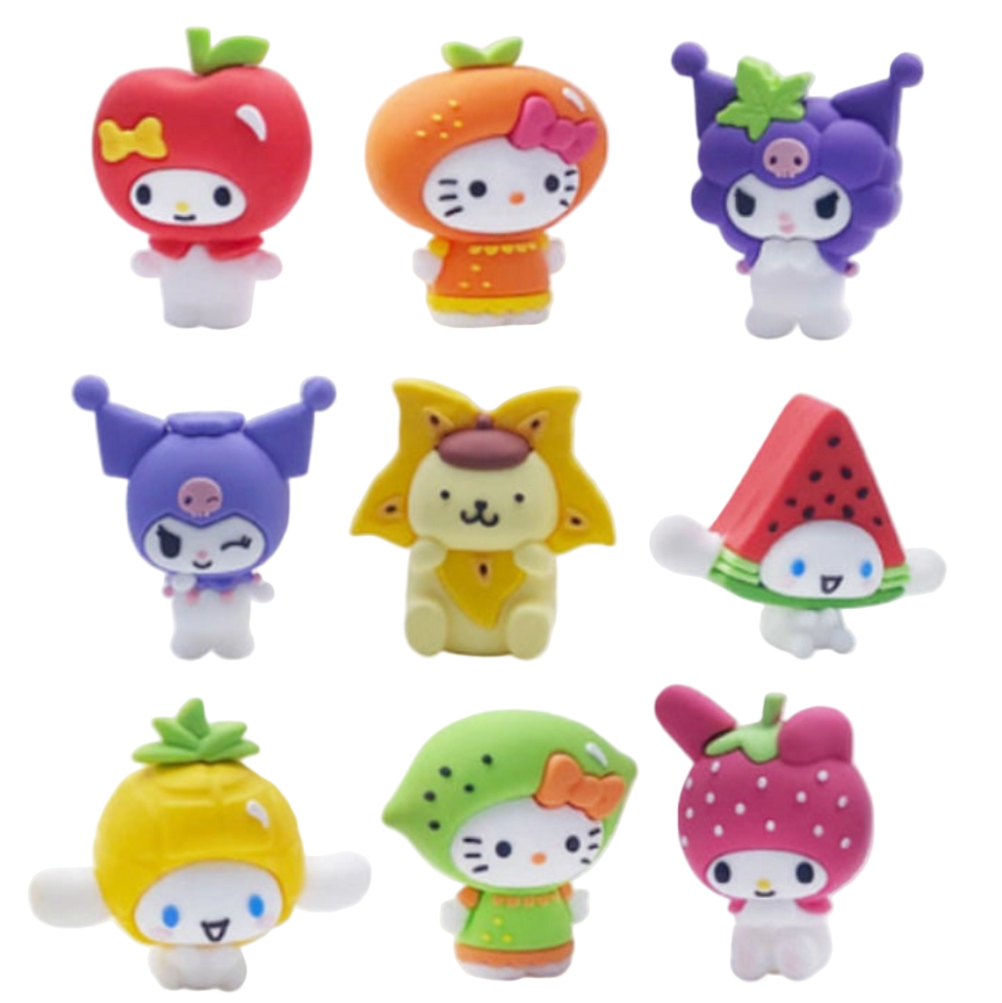 HELLO KITTY TUTTY FRUTTY COLLECTABLE FIGURINE CAPSULE - Little-ish