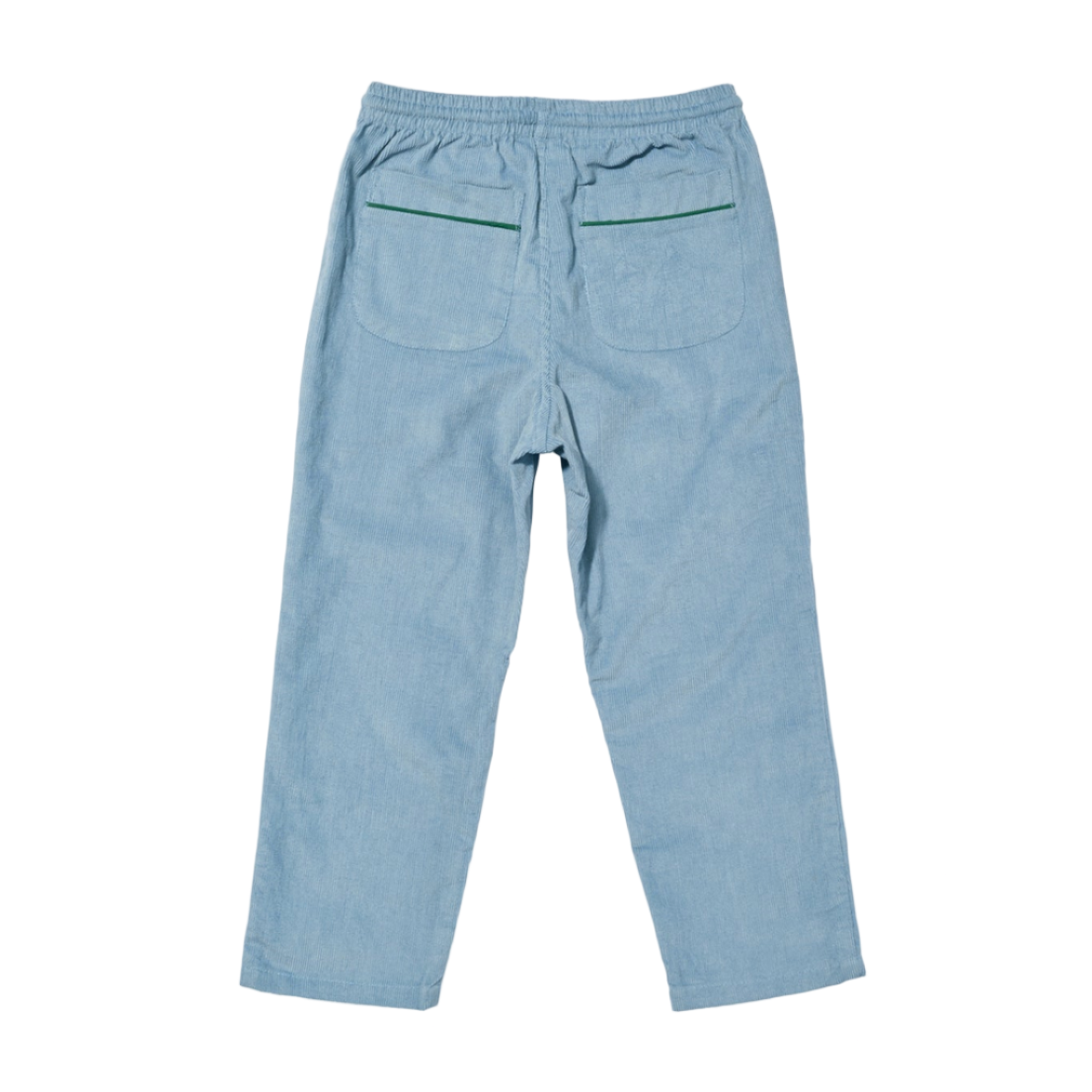 Light blue pants on a white background