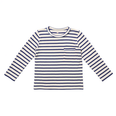 EDWARD T-SHIRT - NAVY STRIPES