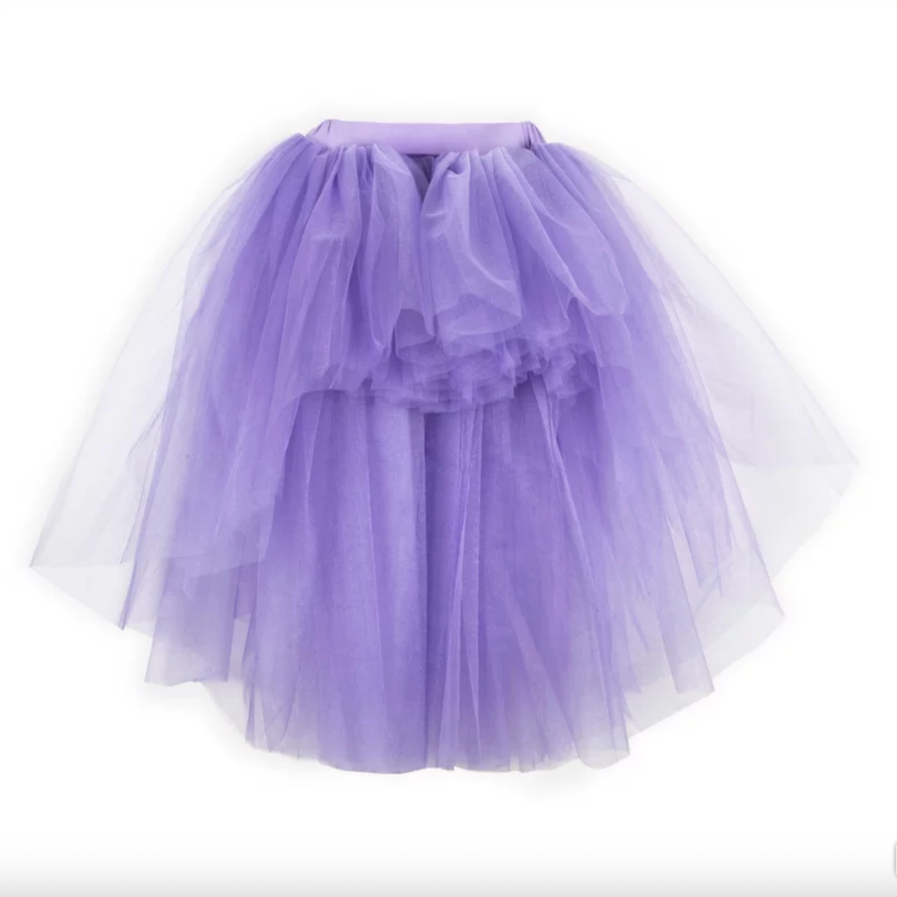 Purple tulle skirt on a white background - Little-ish