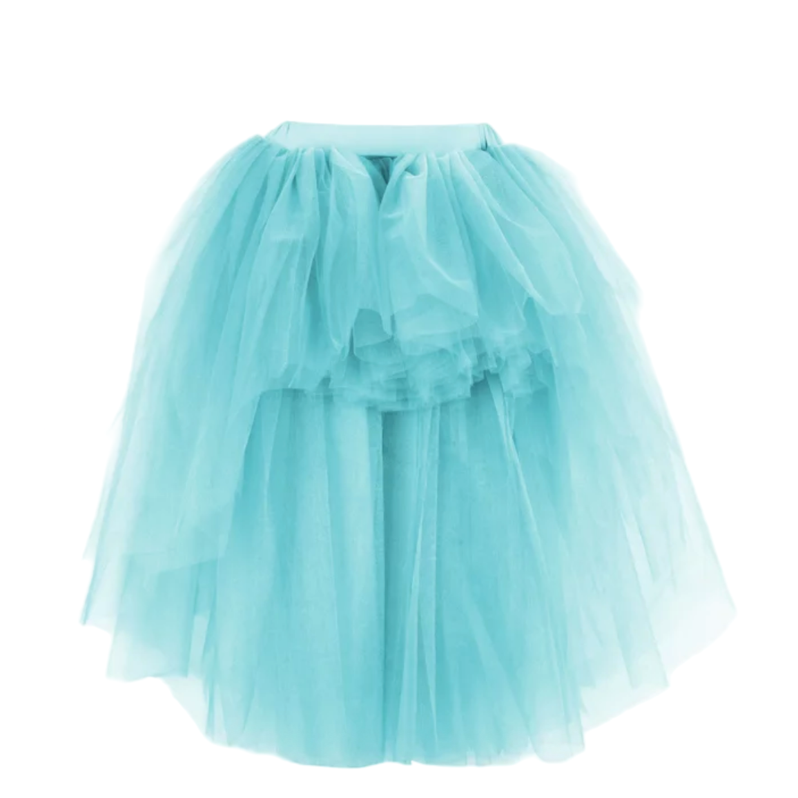 Light blue tulle skirt on a white background - Little-ish
