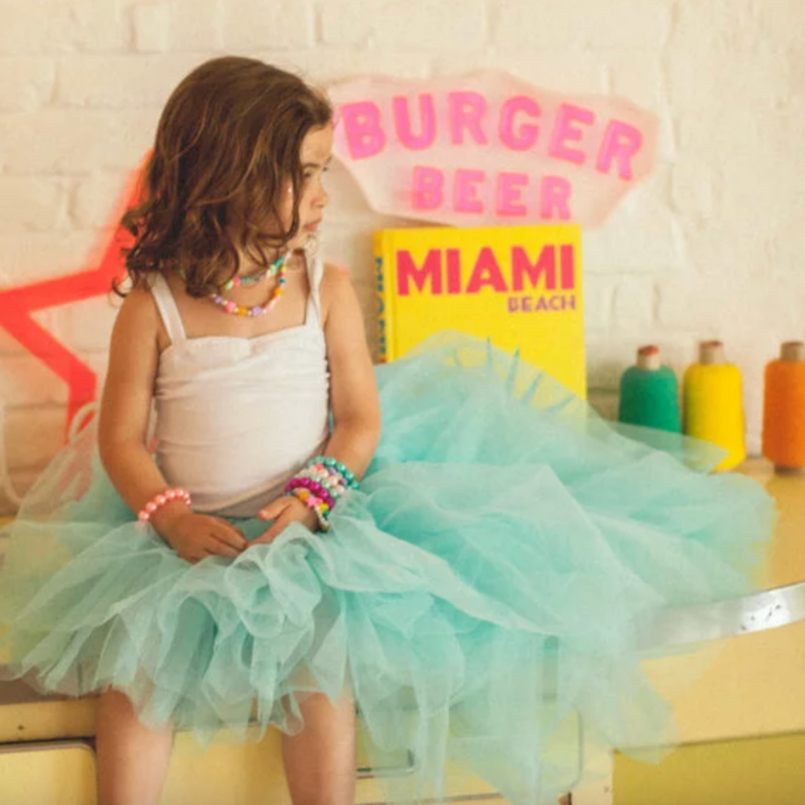 LONG ROCK TUTU SKIRT - BLUE - Little-ish