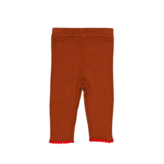 JEANNETTE CABLE KNIT CARDIGAN AND PANT SET - HAZELNUT