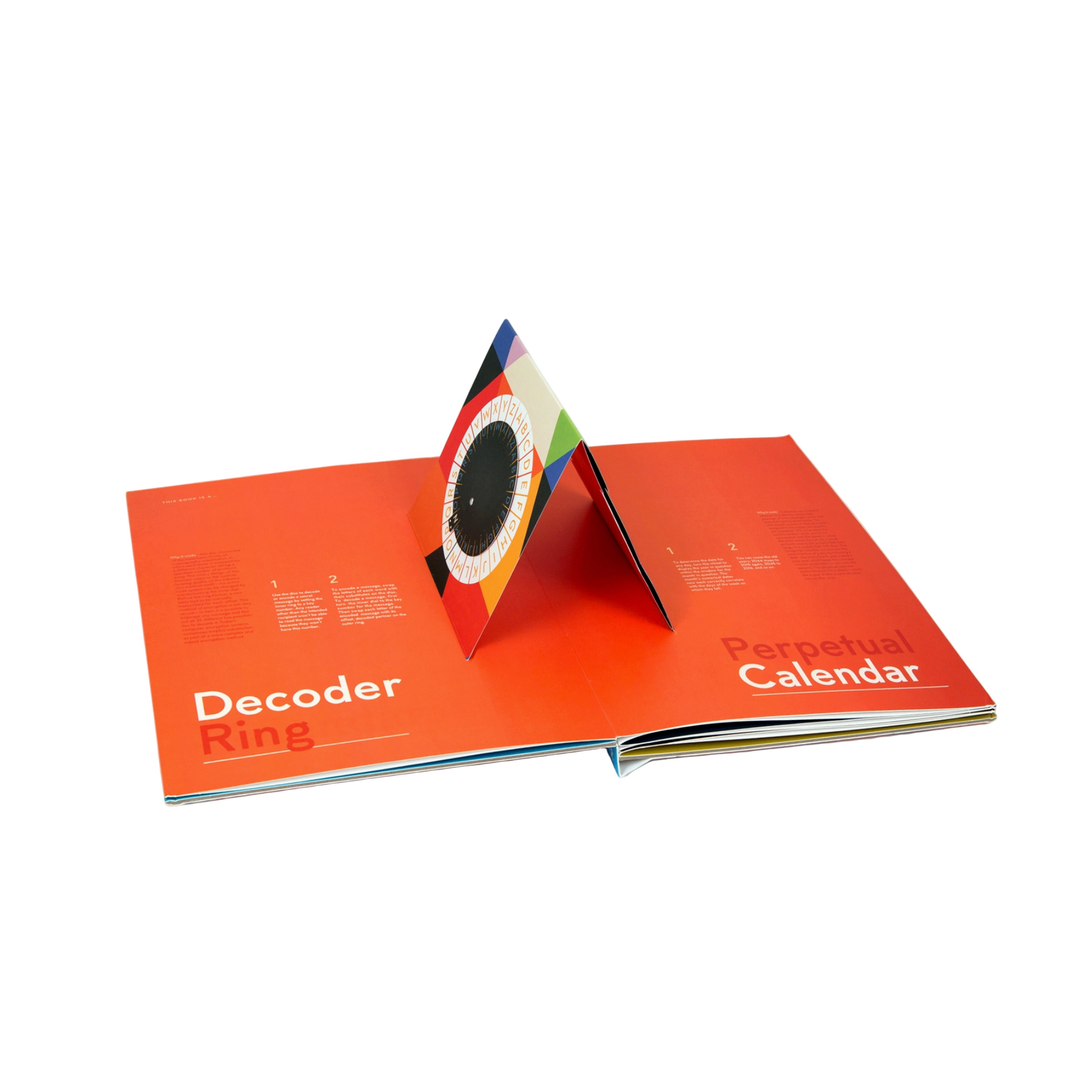 Perceptual Calendar with Decoder Ring on a computer screen