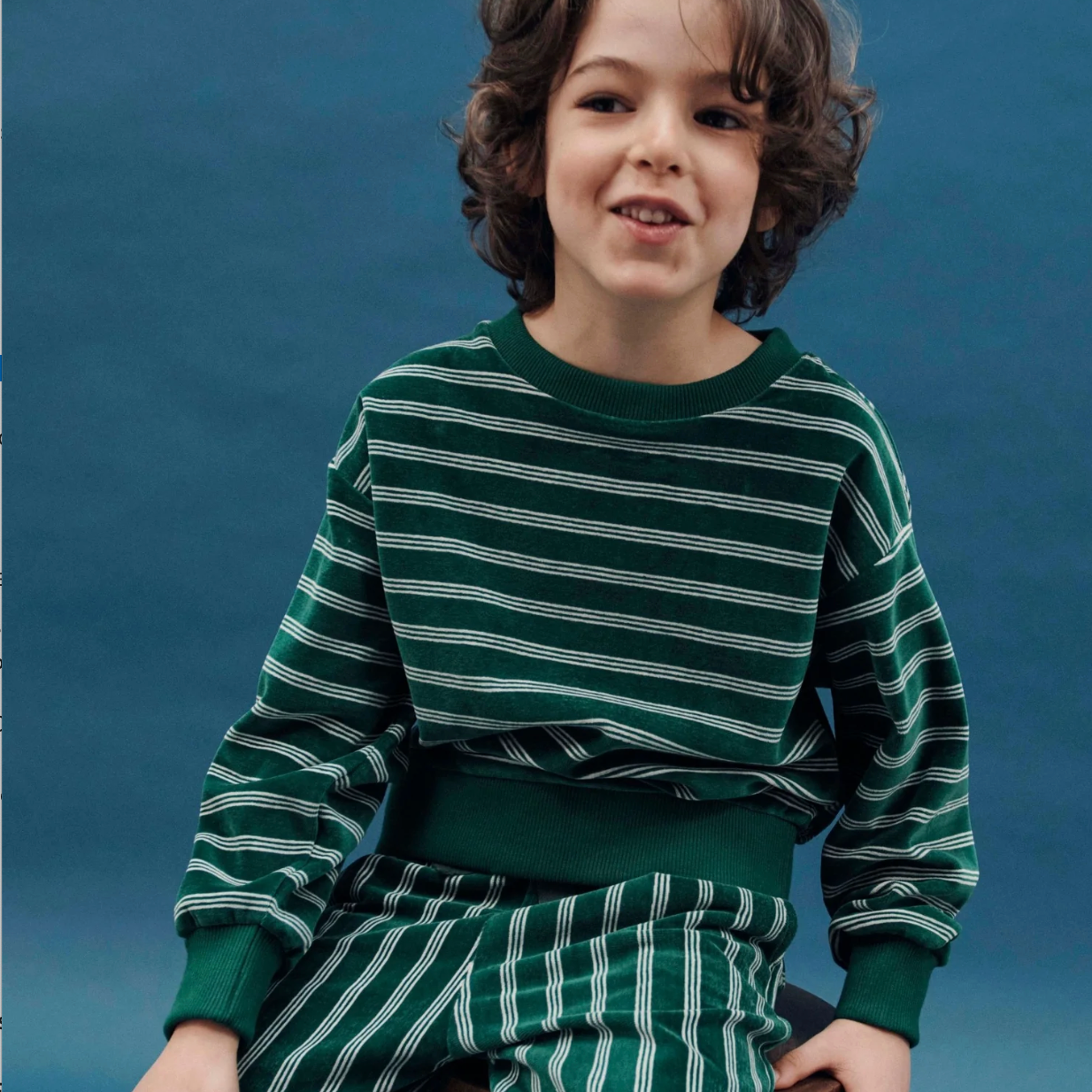 DARK GREEN VELOUR JOGGER PANT