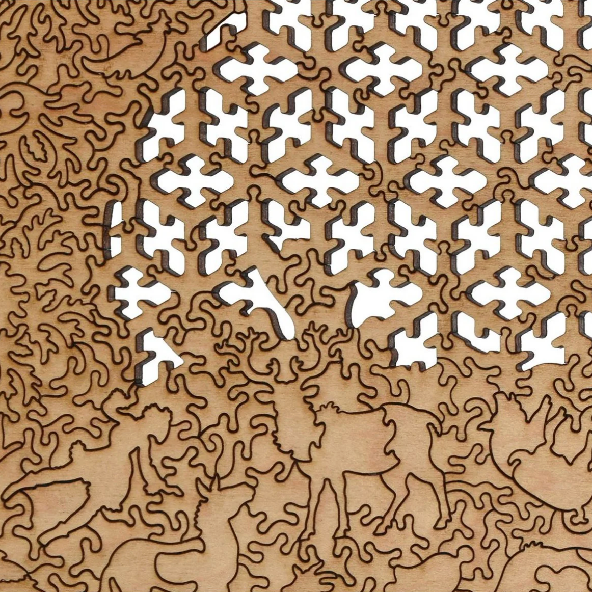 PEACE AND GOODWILL WOOD PUZZLE