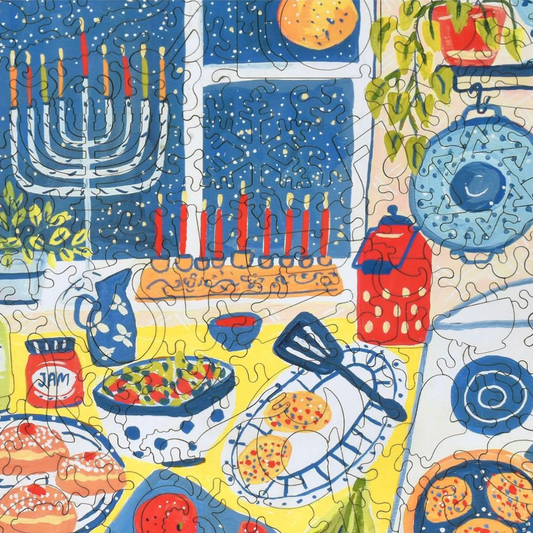 HANUKKAH EVENING WOOD PUZZLE