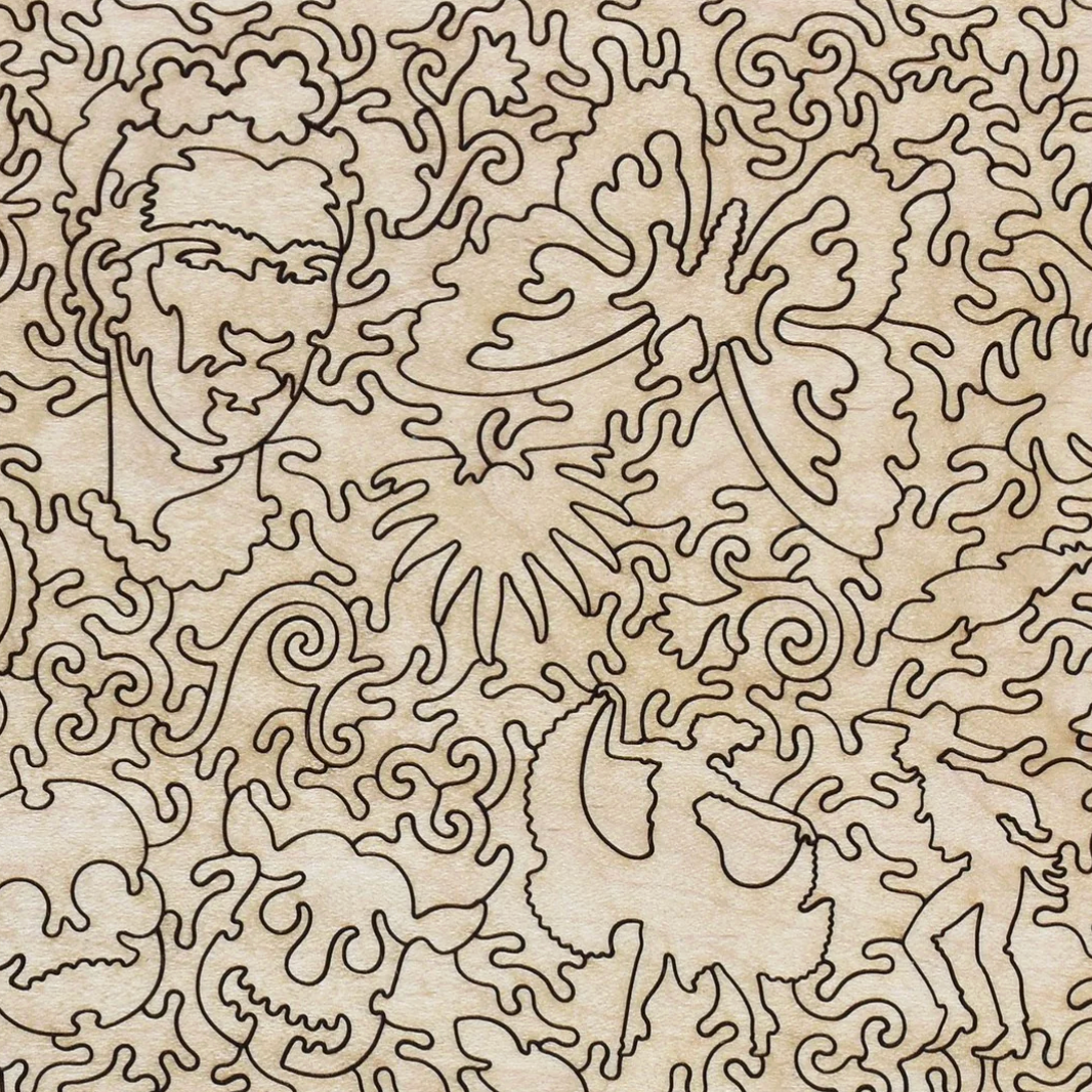 FRIDA KALHO'S STUDIO WOOD PUZZLE