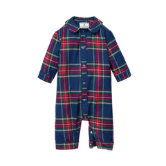 INFANT WINDSOR TARTAN ROMPER