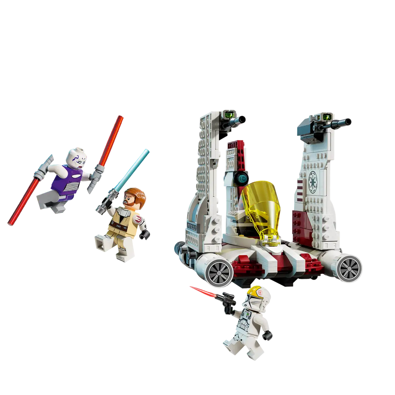 LEGO Star Wars models displayed on a white background