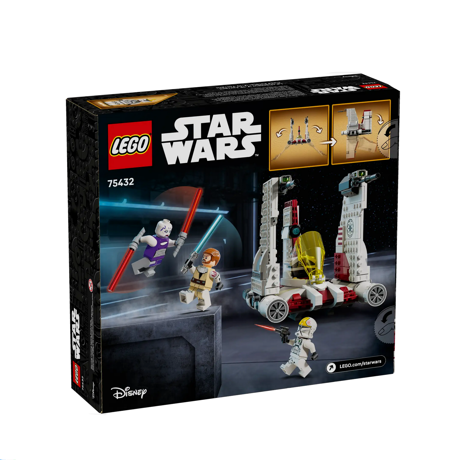 LEGO Star Wars set packaging on a computer screen