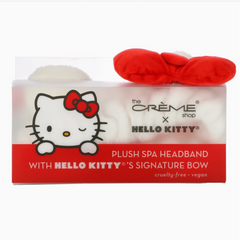 THE CREME X HELLO KITTY RED BOW PLUSH SPA HEADBAND
