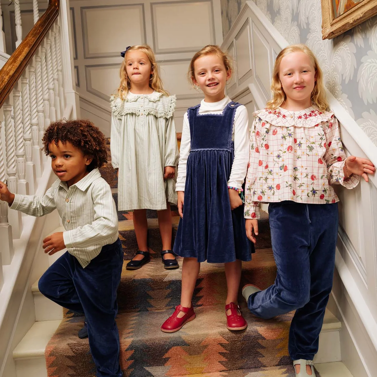 DOROTHY VELVET DRESS - PETROL