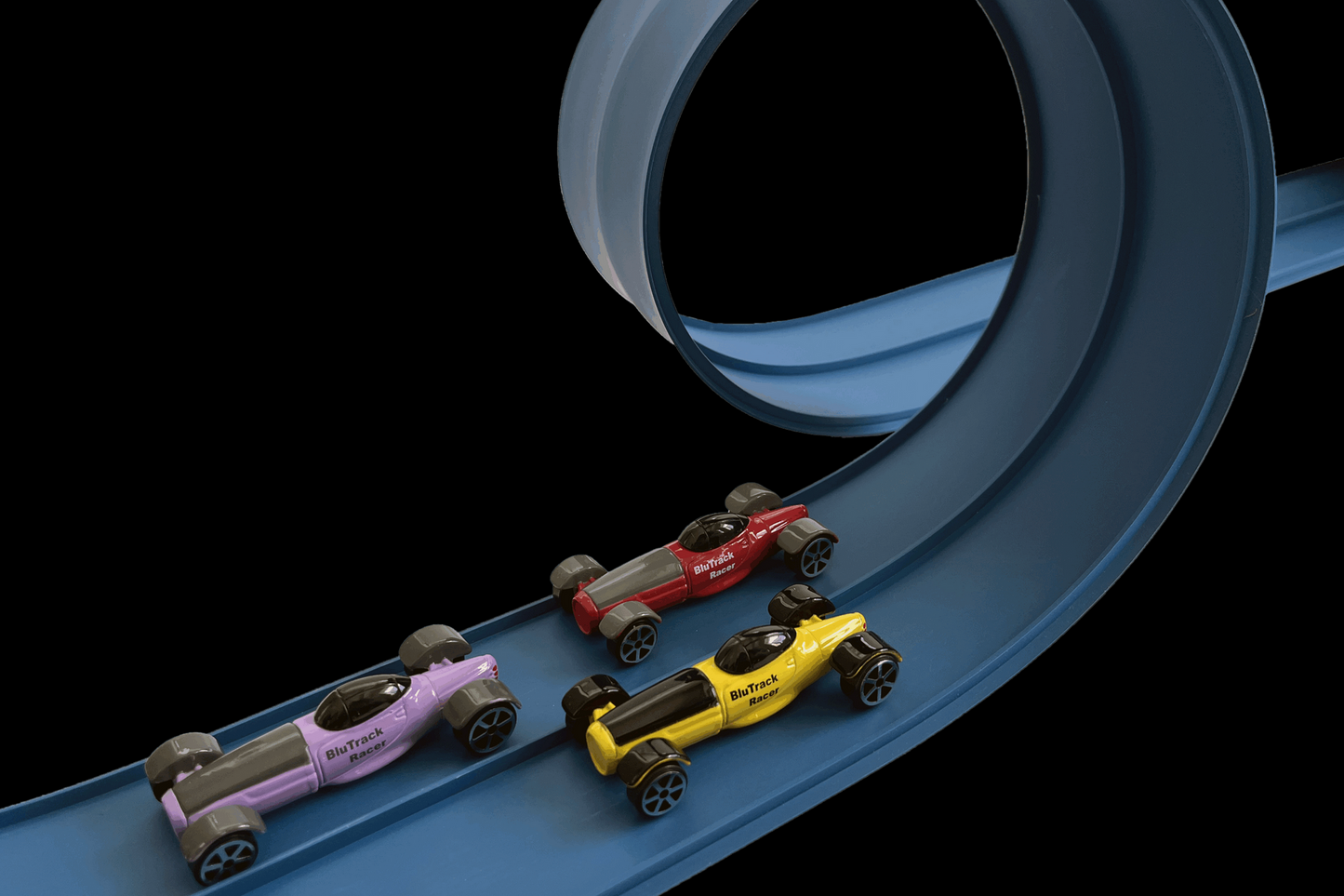 BLU TRACK RACE CAR PACK OF THREE