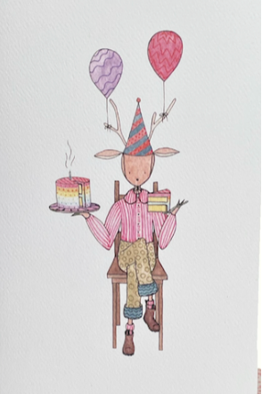 JOLLY DEER - BLANK CARD