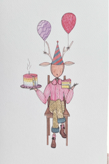JOLLY DEER - BLANK CARD