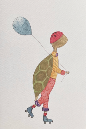 HAPPY TURTLE - BLANK CARD