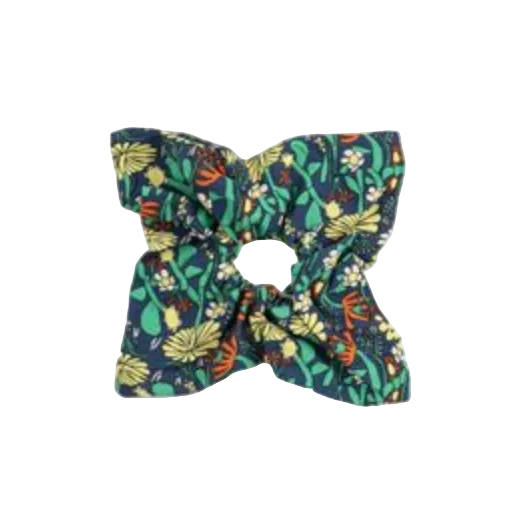 COLOR HERBALIST PATTERN SCRUNCHY