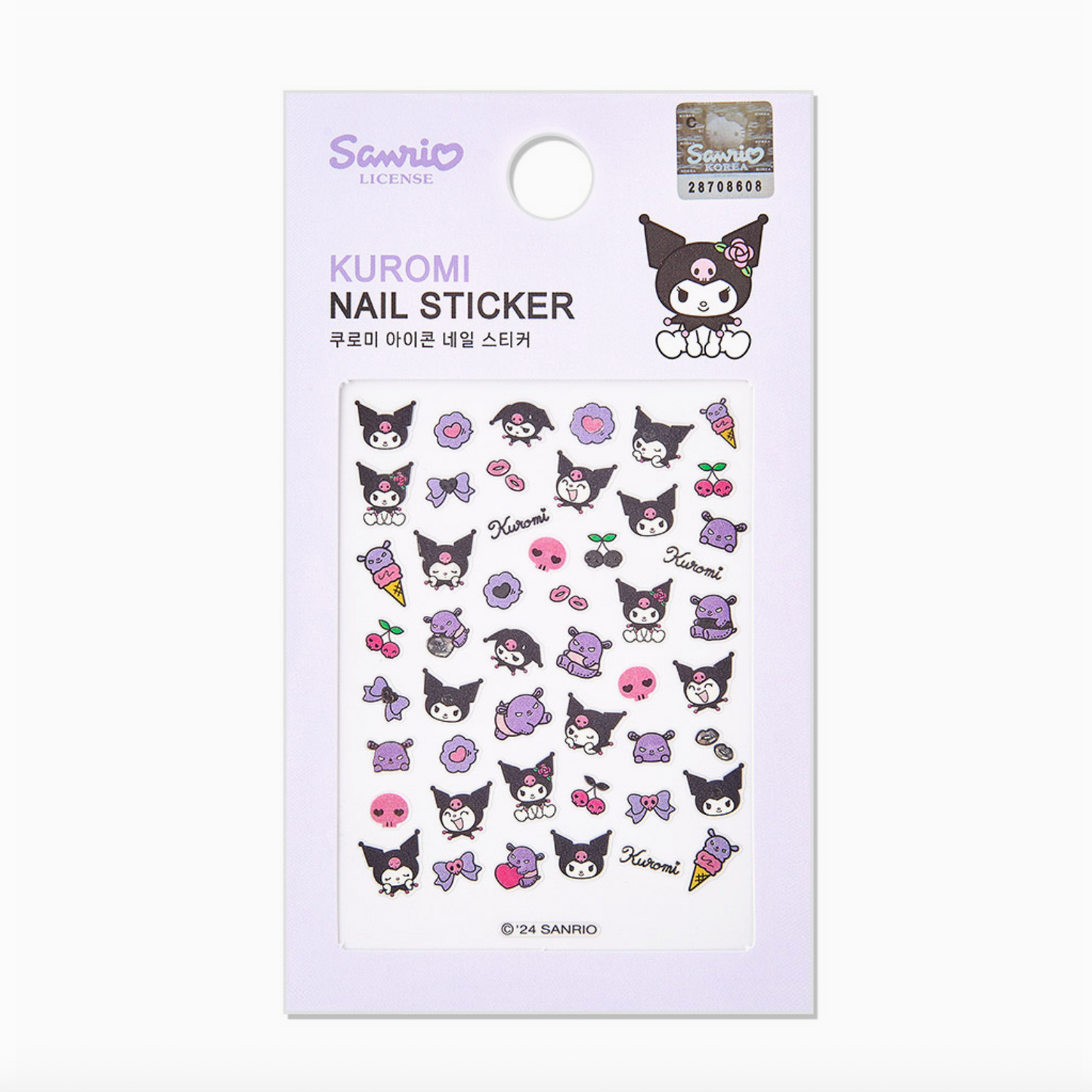 HELLO KITTY NAIL STICKERS