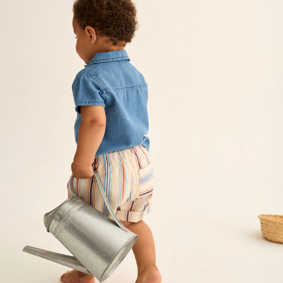 ROY MULTI STRIPES BABY SHORTS