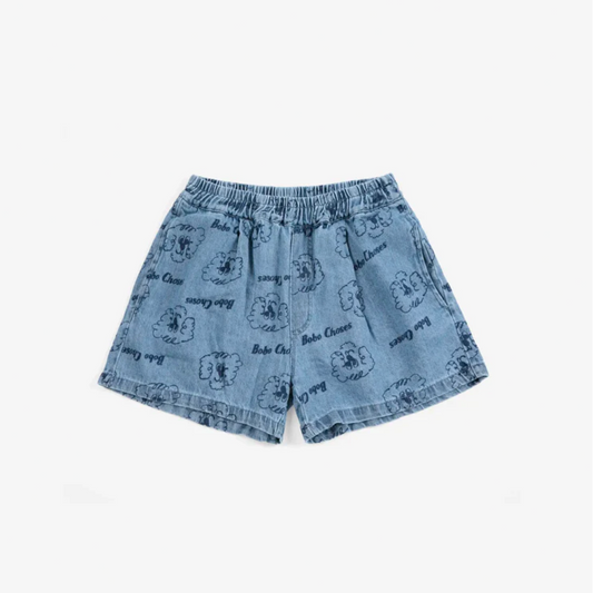 PICKLES THE DOG DENIM SHORTS