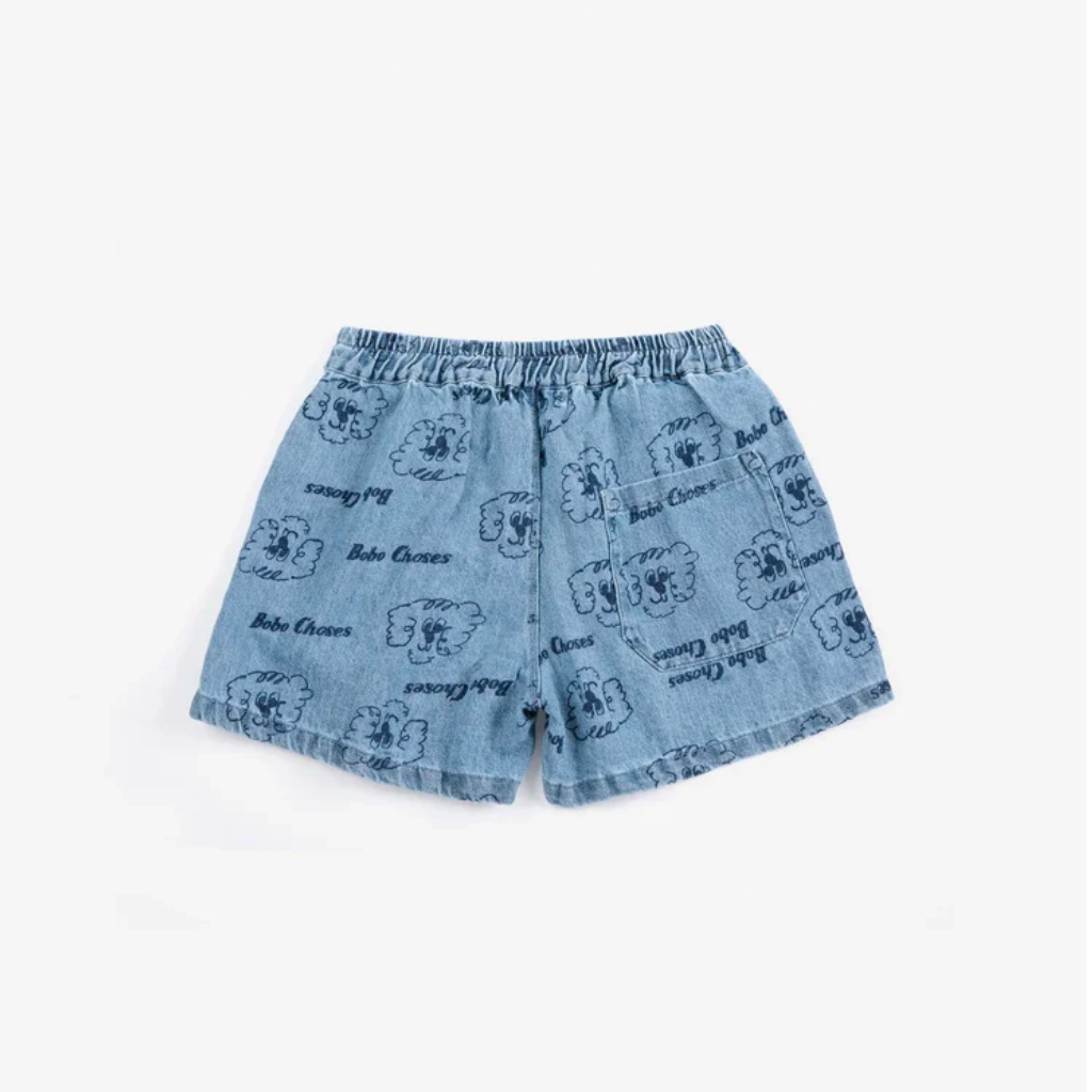 PICKLES THE DOG DENIM SHORTS