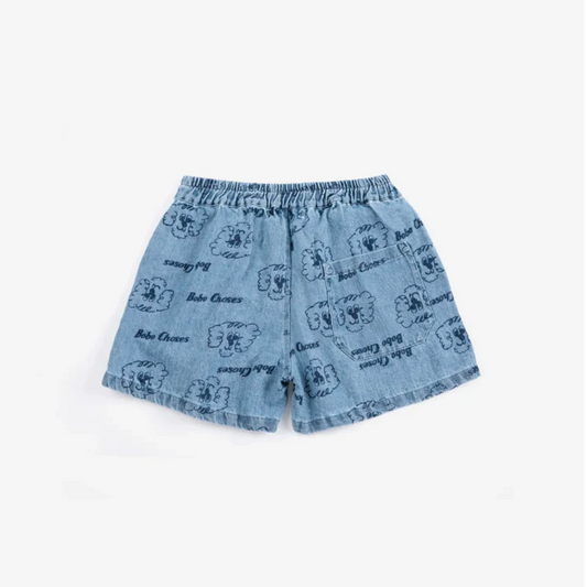 PICKLES THE DOG DENIM SHORTS