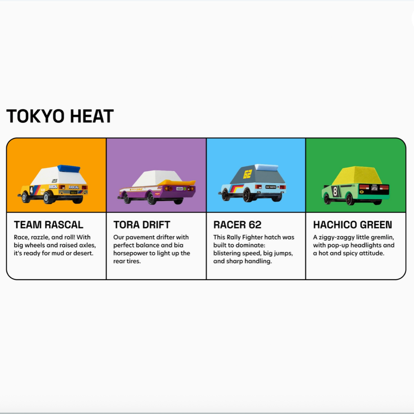 CANDYLAB TOKYO HEAT TOONS™ 4-PACK