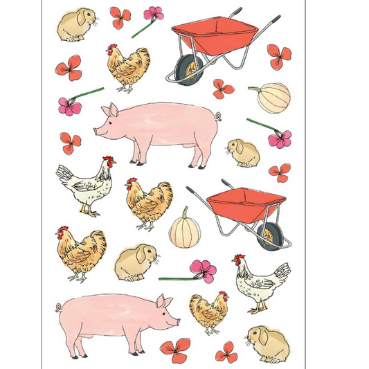 FARM ANATOMY STICKER BOOK