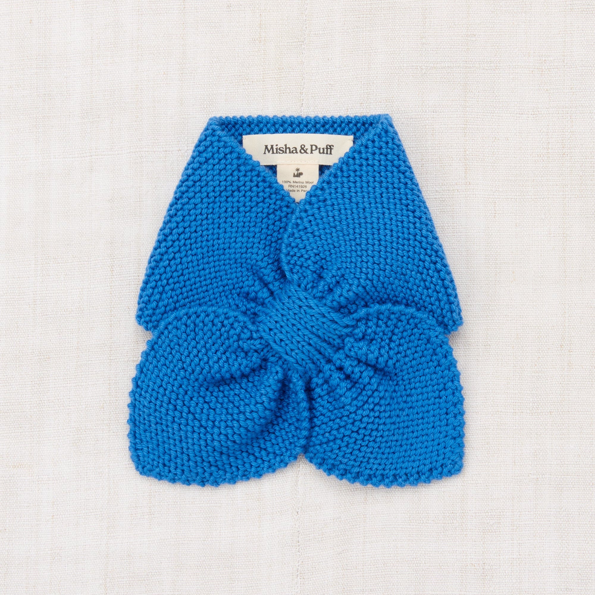 Misha and Puff Sledding Scarf blue - Little-ish