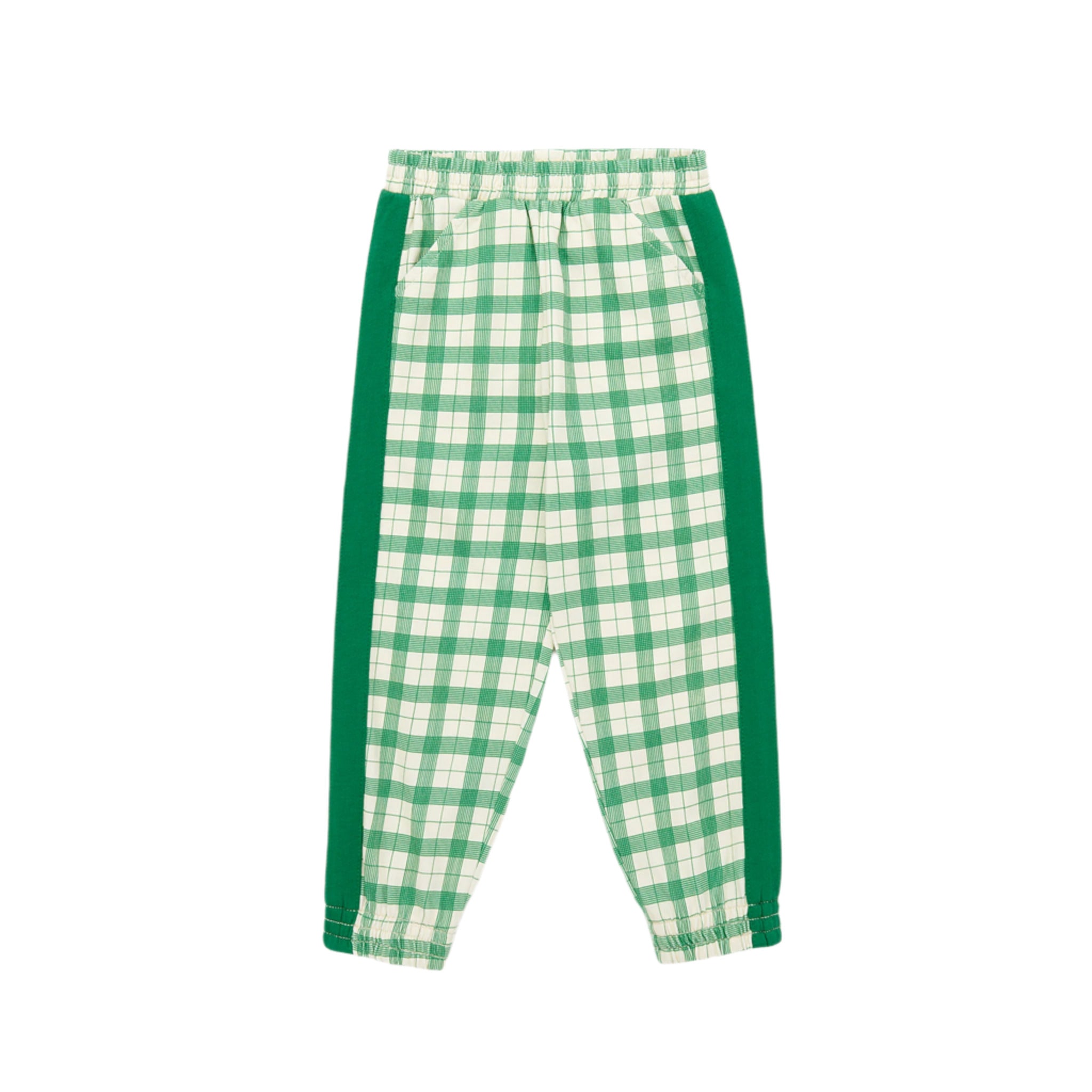 GREEN PLAID SPORT PANT - Little-ish