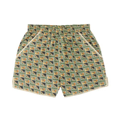 TRAVELERS SHORTS - LAWN STAMPS