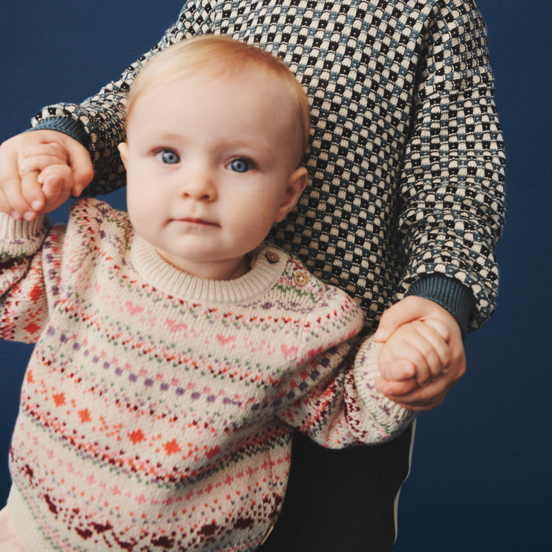JAQUARD PULLOVER ALBERTE SWEATER - Little-ish