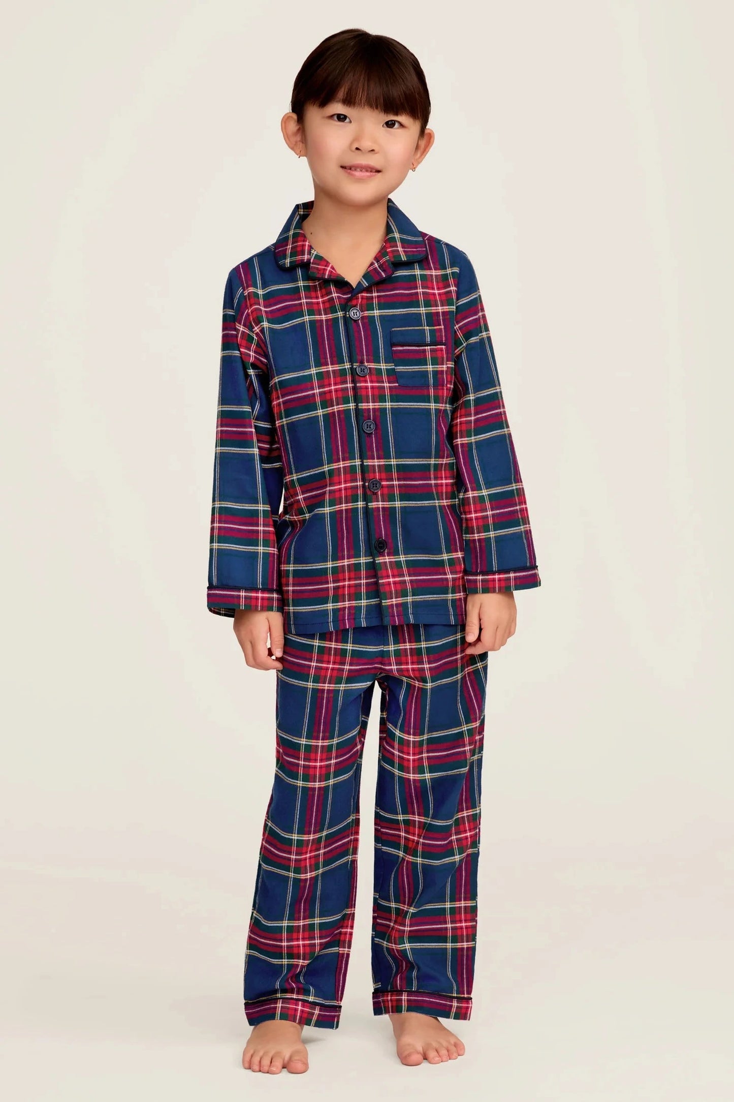 CHILDRENS WINDSOR TARTAN PAJAMA SET