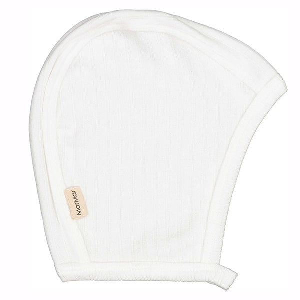 HOODY BOMBER CAP GENTLE WHITE - Little-ish