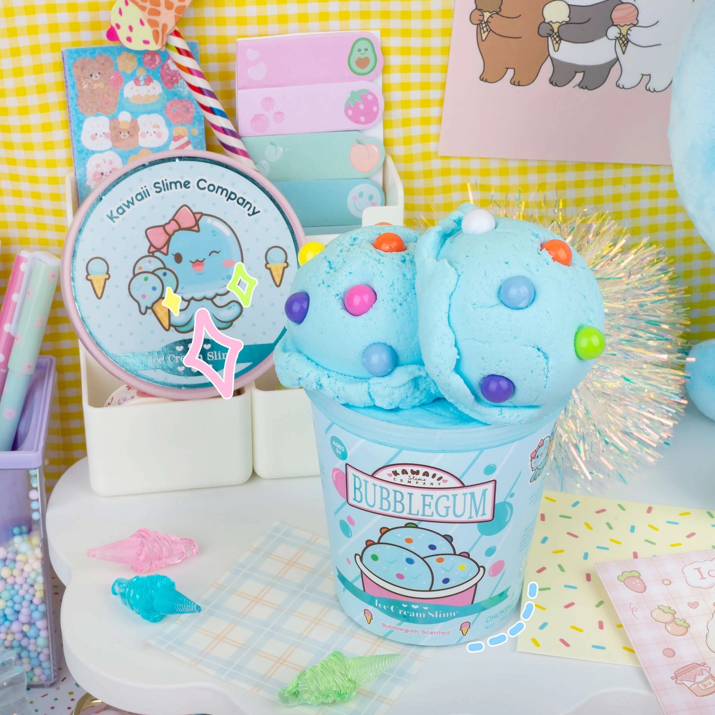 BUBBLEGUM CLOUD SLIME ICE CREAM PINT