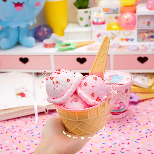 STRAWBERRY CLOUD SLIME ICE CREAM PINT