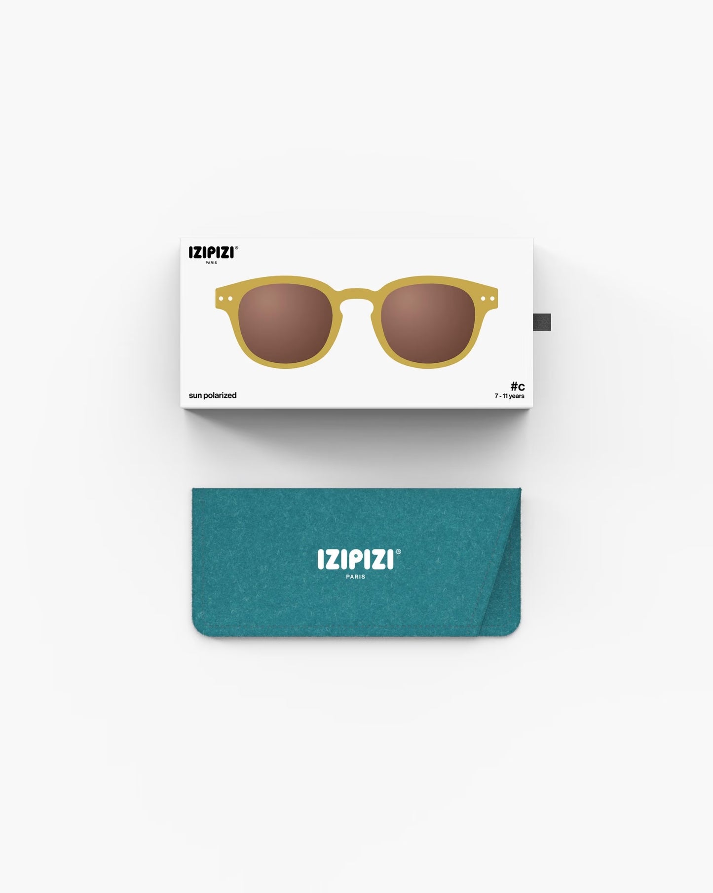 IZIPIZI POLORIZED SUNGLASSES - GOLDEN GREEN