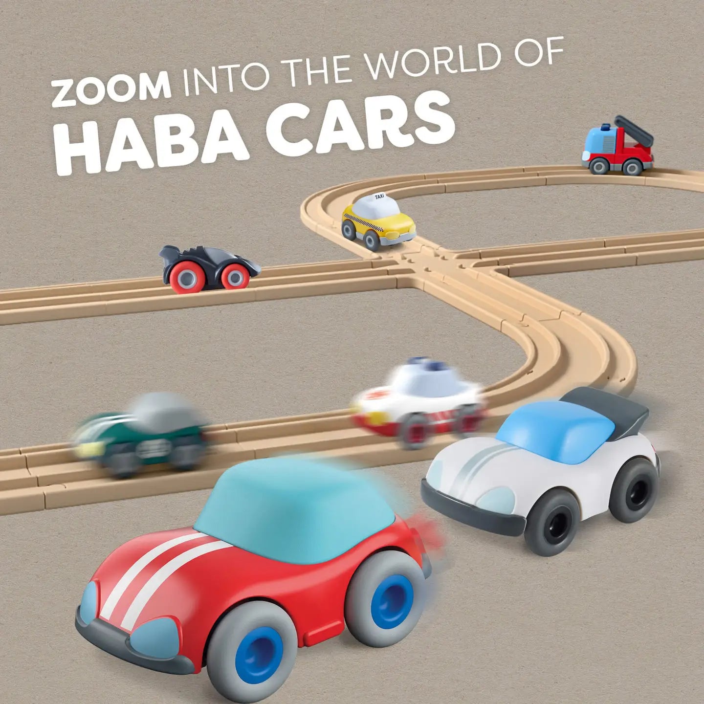 HABA PACE CAR WITH MOMENTUM MOTOR