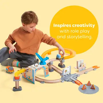 HABA KULLERBÜ CONSTRUCTION ZONE PLAY TRACK SET