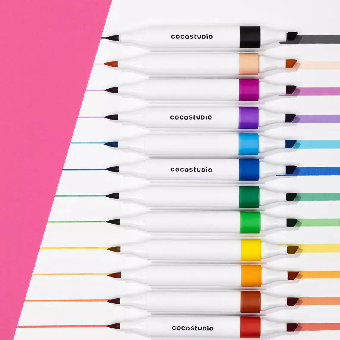 WASHABLE DUEL TIP MARKER SET - 12