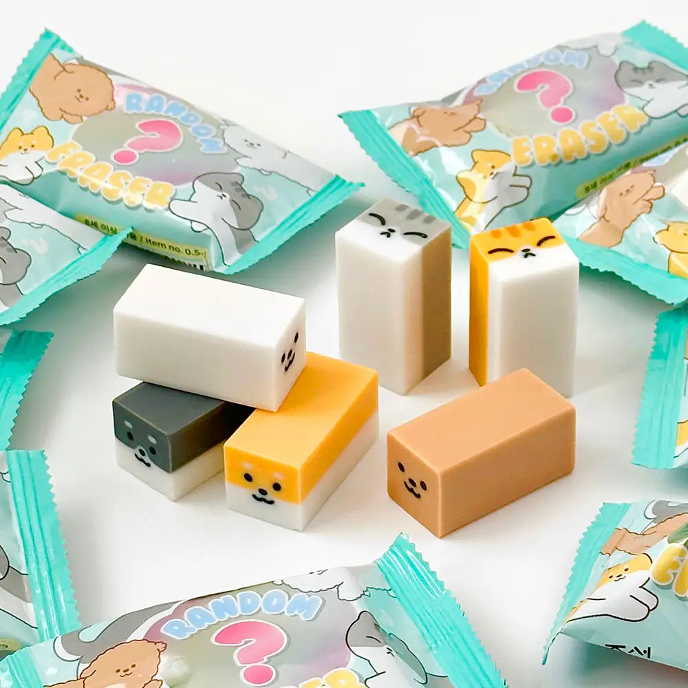 Stretchy Pet Random Blind Box Erasers - Little-ish