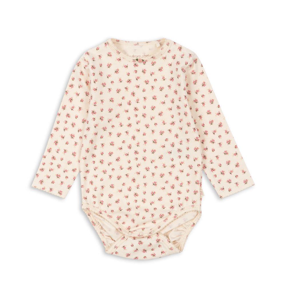 ROSEBUD LONG SLEEVE ONESIE - Little-ish