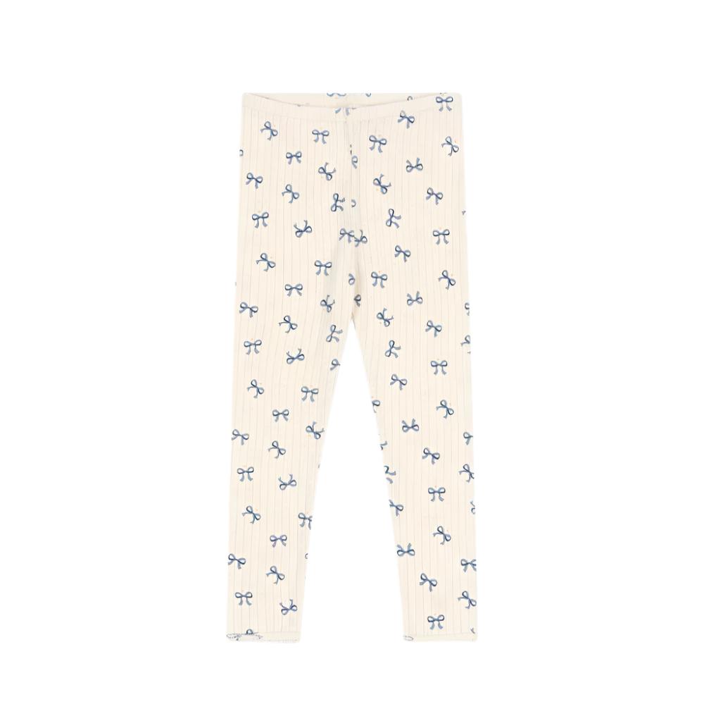MINNIE GOTS PANTS - BOW BLEU - Little-ish