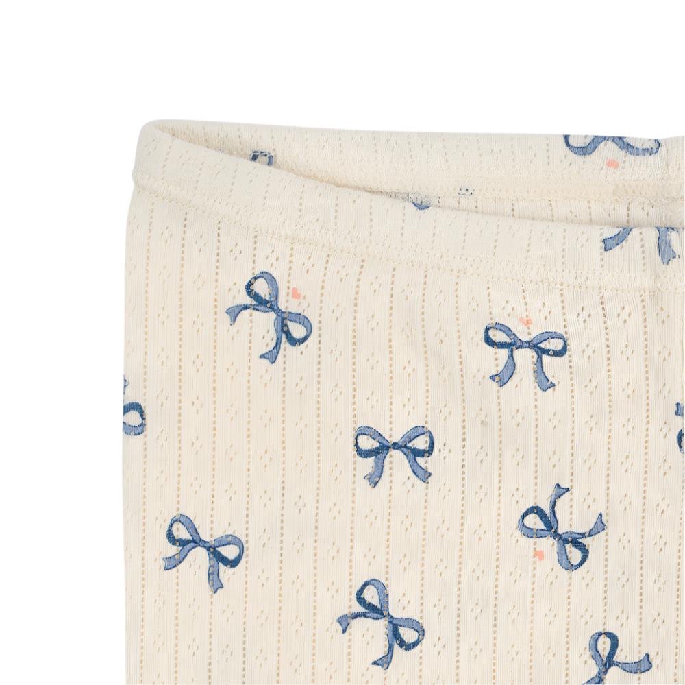MINNIE GOTS PANTS - BOW BLEU - Little-ish