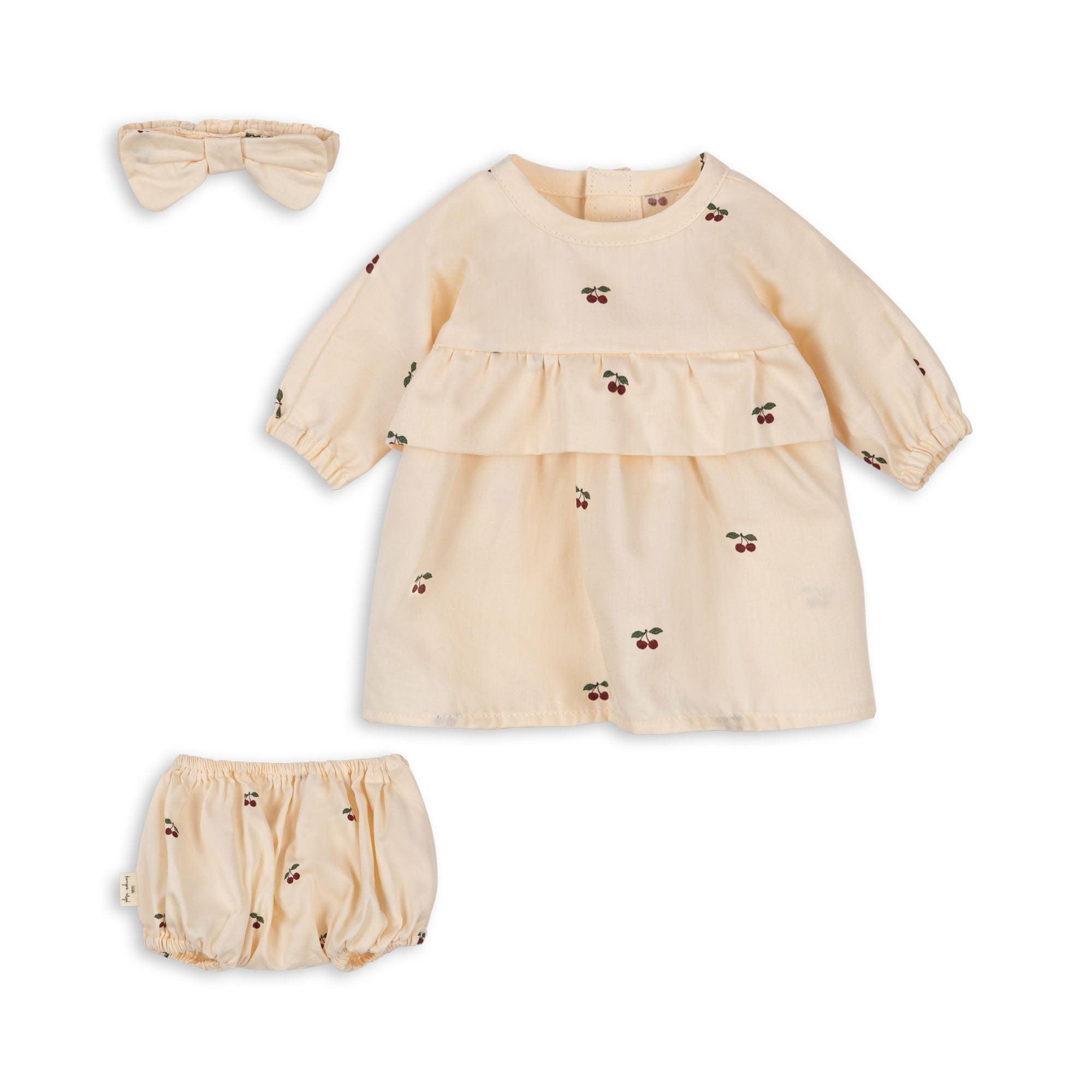 BABY DOLL DRESS SET - CHERRY - Little-ish