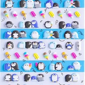 PENGUIN PUFFY STICKERS - Little-ish