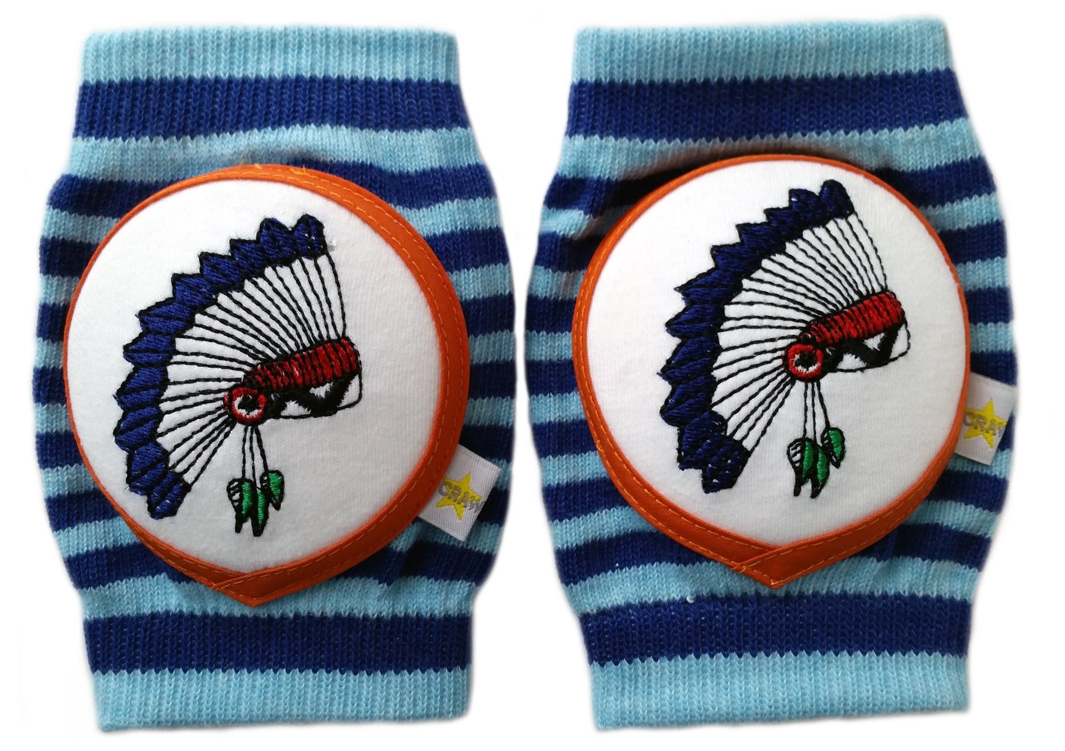 CRAWLINGS KNEE PADS - INDIAN CHIEF - Little-ish