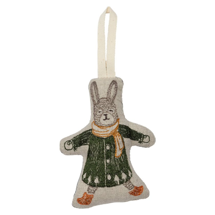 CORAL & TUSK SNOW ANGEL BUNNY ORNAMENT - Little-ish